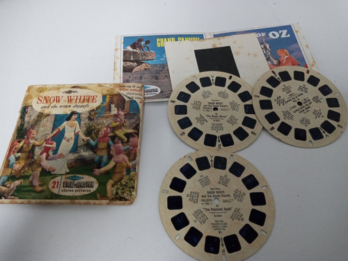 7k Blanca Nieves View Master 3 Discos 1966