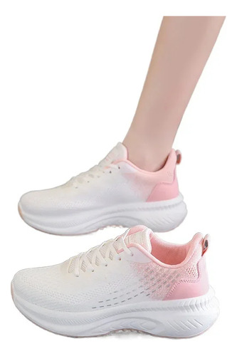 Zapatillas Deportivas Deportivas De Malla Ligeras Para Mujer