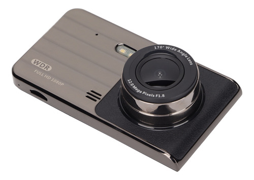 Grabadora Dash Cam 1080p Fhd Con Doble Lente, Gran Angular D