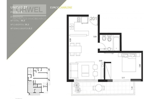 Imagen 23 de 25 de Studio Apto Profesional Con Balcón Aterrazado Y Parrilla Propia ! Detalles De Calidad