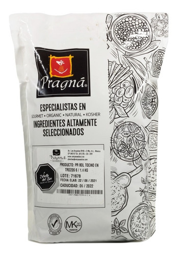 Imagen 2 de 6 de Tocino En Trozos Pragna 1400gr Inst