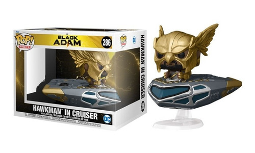 Funko Pop Ride : Black Adam - Hawkman In Cruiser #286