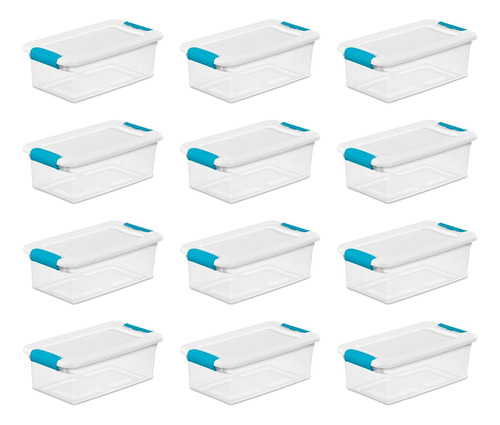 Sterilite 6 Cuartos  Contenedores  Paquete De 12 En Colores 