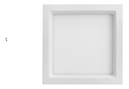 Kit 5 Plafon Led Recuado Painel Embutir 20w 20x20cm Save