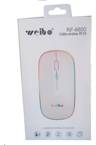 Weibo Mouse Inalambrico Recargable Rf-6800