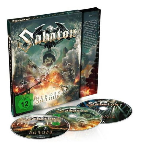 Sabaton Heroes On Tour 2 Cds + Dvd Digibook