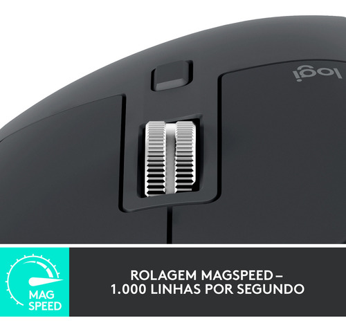 Mouse Sem Fio Logitech Mx Master 3s - Grafite Grafite