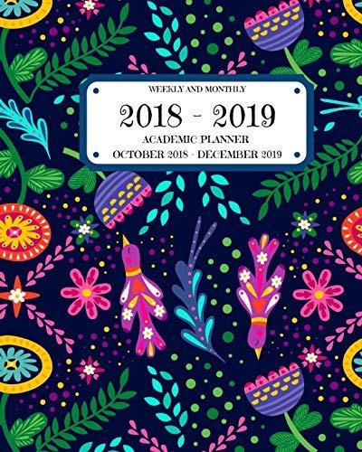 20182019 Academic Planner Planonpaper 20182019 Weekly And Mo