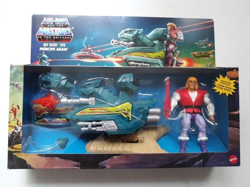 Mattel Masters Of Universe Principe Adam Y Jet Sled (Usado)