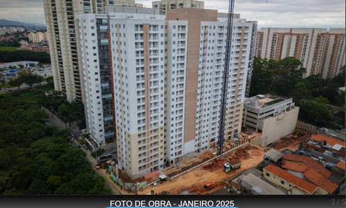 Repasse Apartamento Na Planta 43m Ton Bosque Maia Guarulhos 1 Dorm C/ Sala Ampliada C/ Opção De Fazer 2 Dorms, 1 Vaga + Planejados - Oportunidade, Aceito Carro (quase Pronto) Entrada + Financiamento