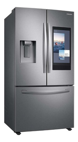 Refrigerador French Door De 27 Ft Silver Stainles Family Hub Color Black Doi
