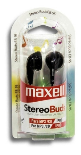 Auriculares Maxell Eb95 Sin Micrófono Varios Colores