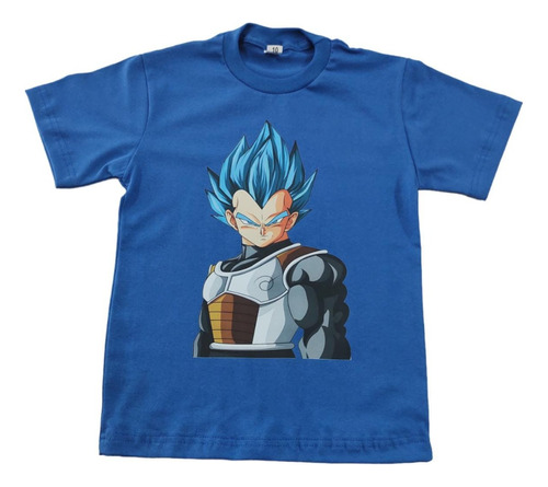 Remera Manga Corta Vegeta Dragon Ball