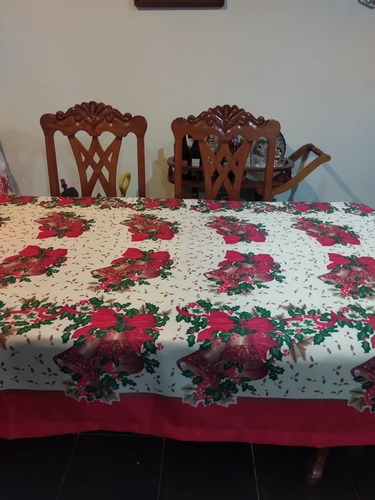 2.50 Y 3 Mts. Manteles Navideños Fabricados En Tela