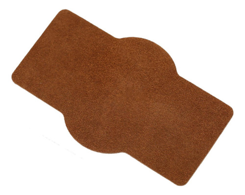 Erhu Pad Antislip Pad Cómoda Suave Pu Cuero Mat B Marrón