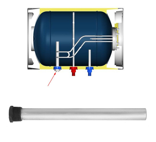 Varilla De Ánodo Para Calentador De Agua, Aleación Anticorro