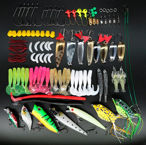 Imagen 2 de 7 de Kit 110 Señuelos Cuchara Pesca Tarariras Dorado Envío Gratis