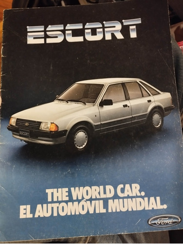 Folleto Catálogo Ford Escort Original Impreso 12 Páginas 