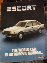 Comprar Folleto Catálogo Ford Escort Original Impreso 12 Páginas 