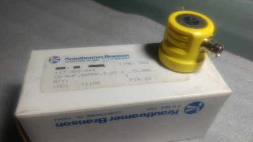 Transductor Contacto Tipo Rhp Ultrasonido 2.25mhz .75 (Usado)