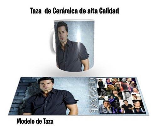 Taza Con Caja Para Regalo, Modelo Chayanne, Con Envio