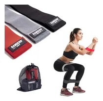 Comprar Set 3 Bandas Resistencia De Tela Elástica Más Bolso Randers