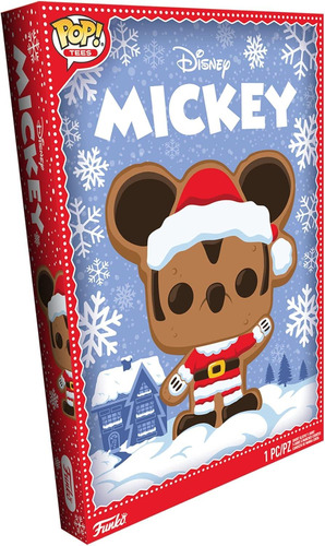 Funko Boxed Tee Disney Navidad Santa Mickey Playera Xs