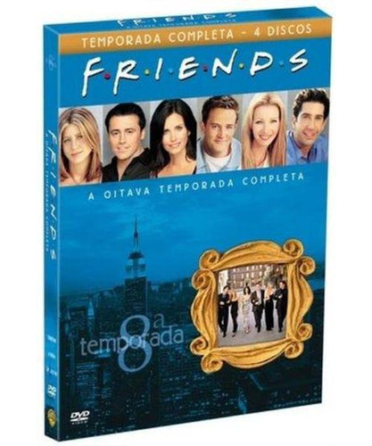 Dvd Friends - 8ª Temporada (box 4 Dvds)