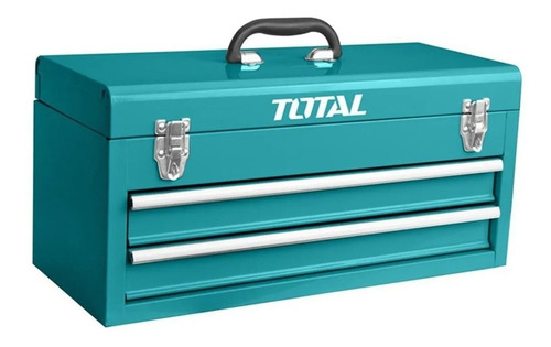 Caja Organizadora Porta Herramienta Metalica 97 Piezas Total Color Turquesa