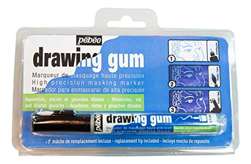 Pebeo Drawing Gum Marker .7mm-latex Natural, 0,7 Mm