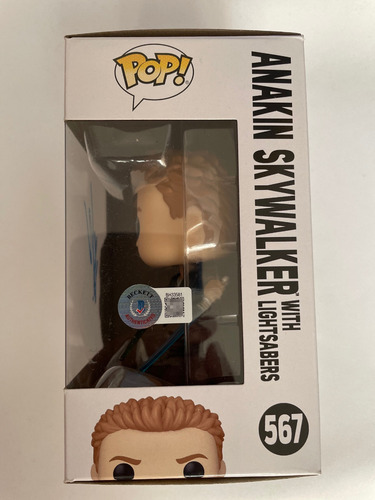 Autografo Hayden Christensen Funko Anakin Skywalker Beckett (Usado)