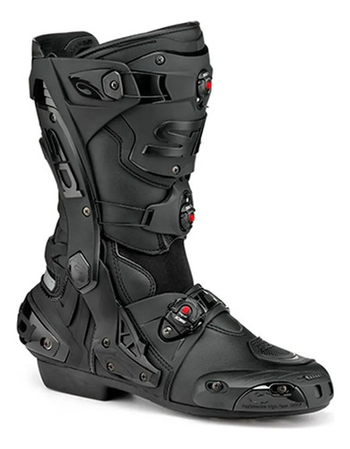 Bota Sidi Rex Speed Pista Esportiva Racing Moto Preto