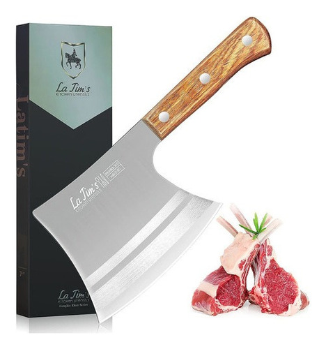 La Tim`s Cuchillo De Cuchillo De Carne, 2 Lb Heavy Duty Cl