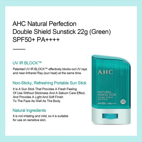 Protetor Solar Ahc Natural Perfection Double Shield 22 Ml Sp