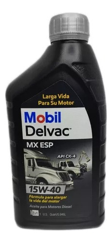 Aceite Para Camion Y Motores Acuaticos 15w-40 Mineral Mobil