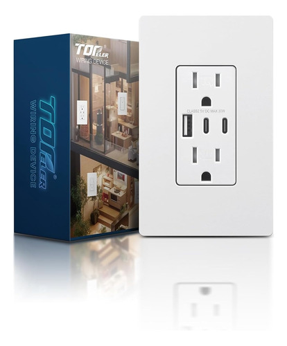 Barra Multicontacto Usb Enchufes Contacto Sobreponer 5 En 1