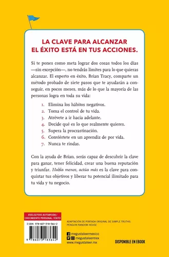 Libro: Habla Menos, Actúa Más. Tracy, Brian. Debolsillo