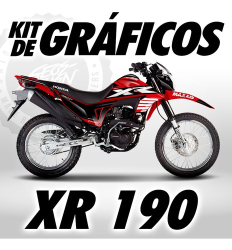 Stickers / Calcas Honda Xr 190 L Geosdesign