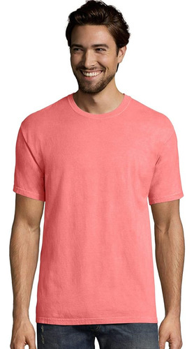 Camiseta Para Hombre De 5.5 Oz., 100% Algodón Hilado En Anil