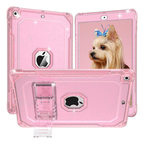 Funda New Para iPad 10.2 Zonefoker 9/8/7 Gen Rosa Brillante