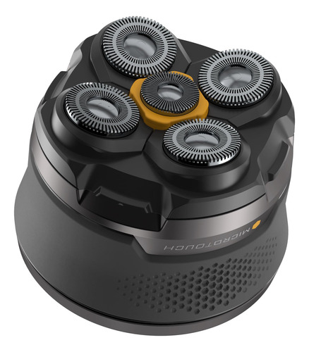 Microtouch Titanium Electric Head Shaver - Rechargeable Hea.