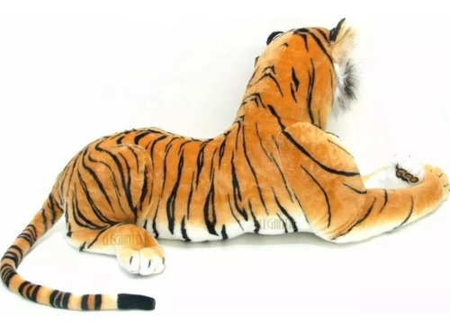 Imagem 3 de 3 de Tigre Grande De Pelúcia 115cm Presente Aniversário Decoração