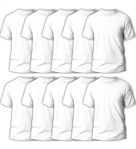 Kit 15 Camisetas Masculina Lisas 100% Poliéster Atacado 