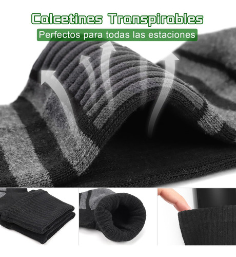 Calcetines Hombre 6 Pares, Calcetines Deportivos Algodón