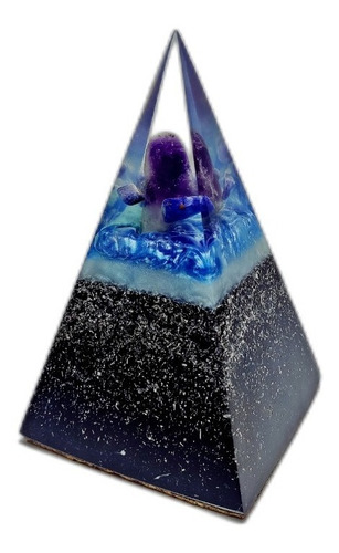 Orgonita Piramide Nubian S Energetica Con Piedras Naturales