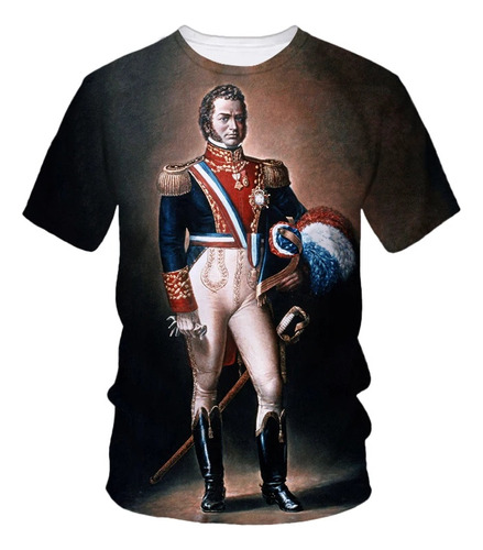 Camiseta De Verano Con Estampado 3d Chile Hero Para Hombre,
