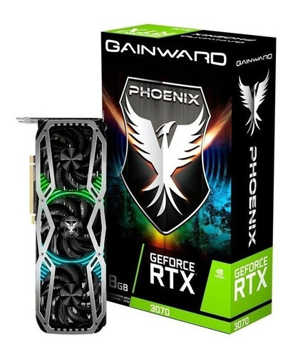 Placa de video Nvidia Gainward  Phoenix GeForce RTX 30 Series RTX 3070 GEFORCE RTX 3070 PHOENIX GS 8GB