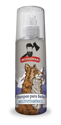 Shampoo Para Barba Y Bigote Multivitaminico Woodsman