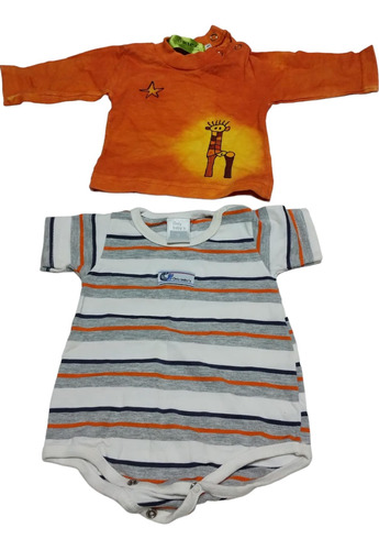 Lote Body Mc Bebe Talle 3 Y Remera Bebe Talle 1