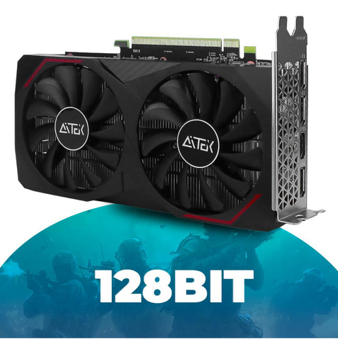 Placa De Vídeo Rx6600 8gb 128bit Gddr6 Pcle4.0